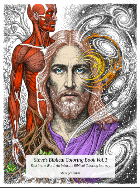 Steve's Biblical Coloring Book Vol. 1 - Cover