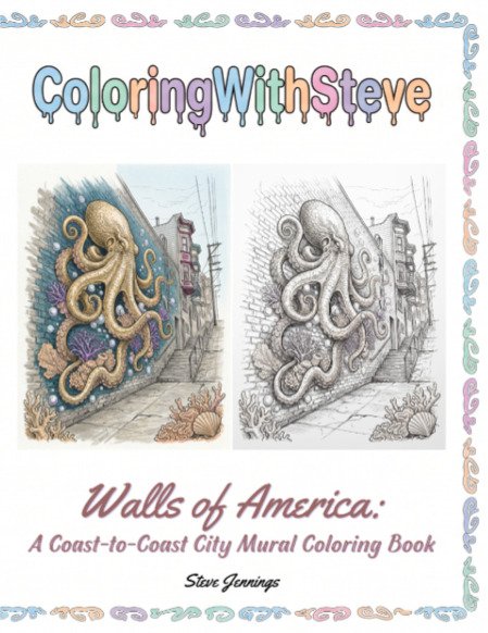 Graffiti Coloring Book Cover